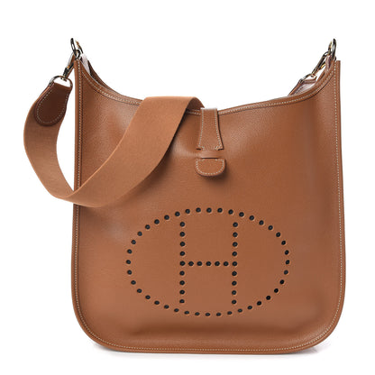 Hermes Courchevel Evelyne GM Gold 1 of 9