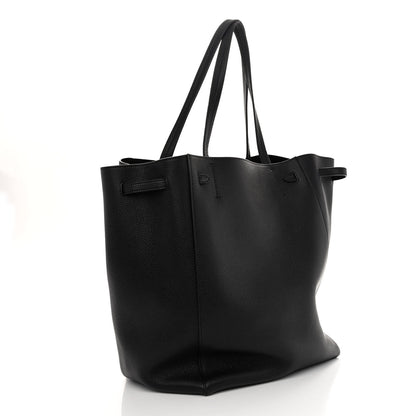 Celine Soft Grained Calfskin Medium Belt Cabas Phantom Black 3 of 11