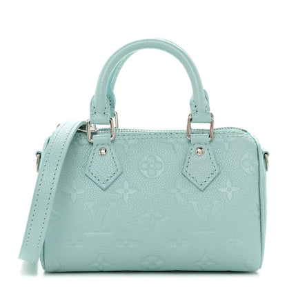 Louis Vuitton Empreinte Monogram Nano Speedy Pearly Lagoon Turquoise 1 of 9