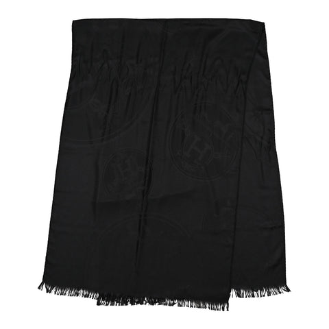 Cashmere Silk New Libris Confettis D'Ex Libris Stole Black
