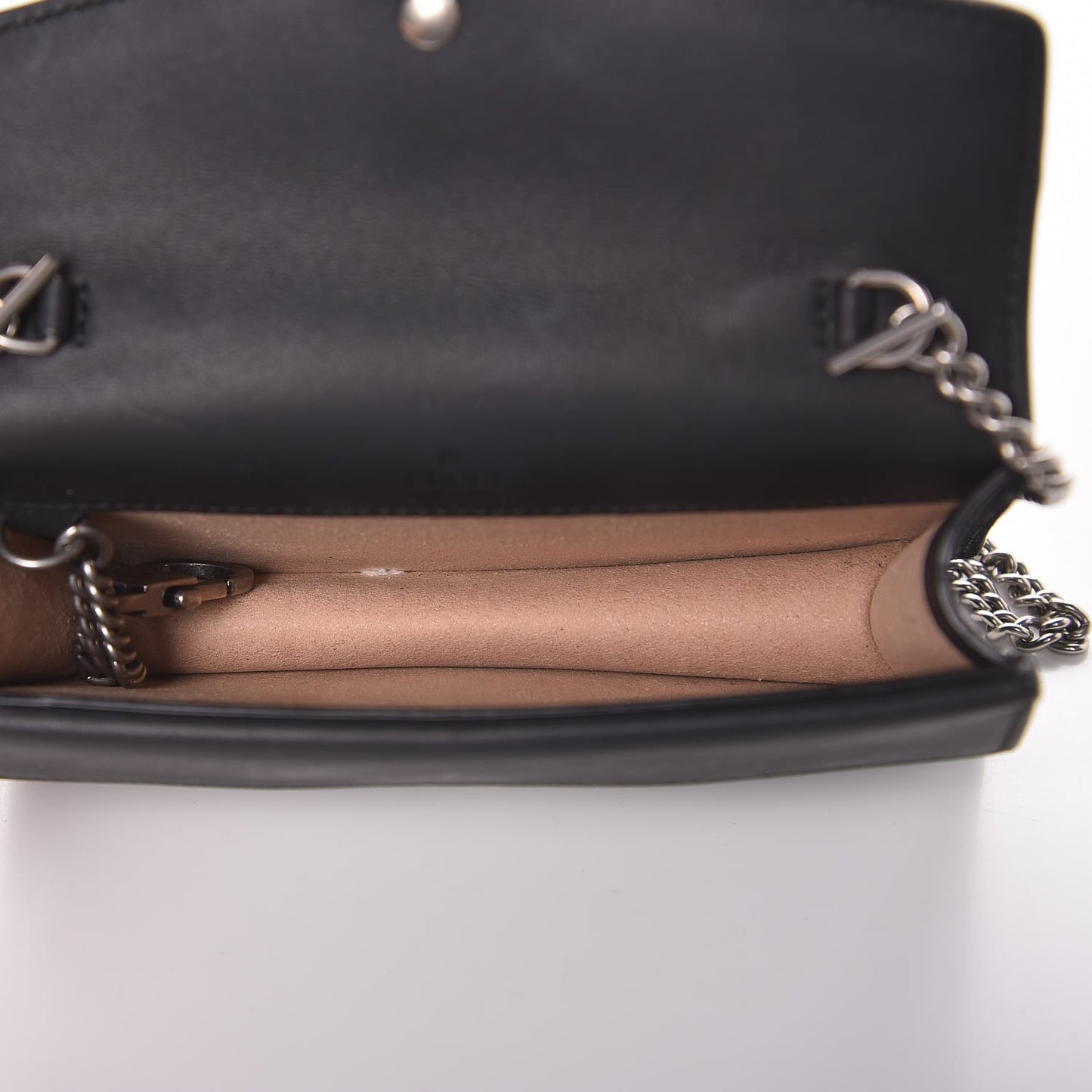 Suede Super Mini Dionysus Shoulder Bag Black