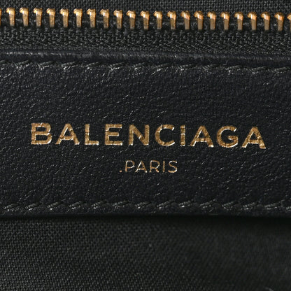 Balenciaga Chevre Gold Metallic Edge Hardware City Black 7 of 11