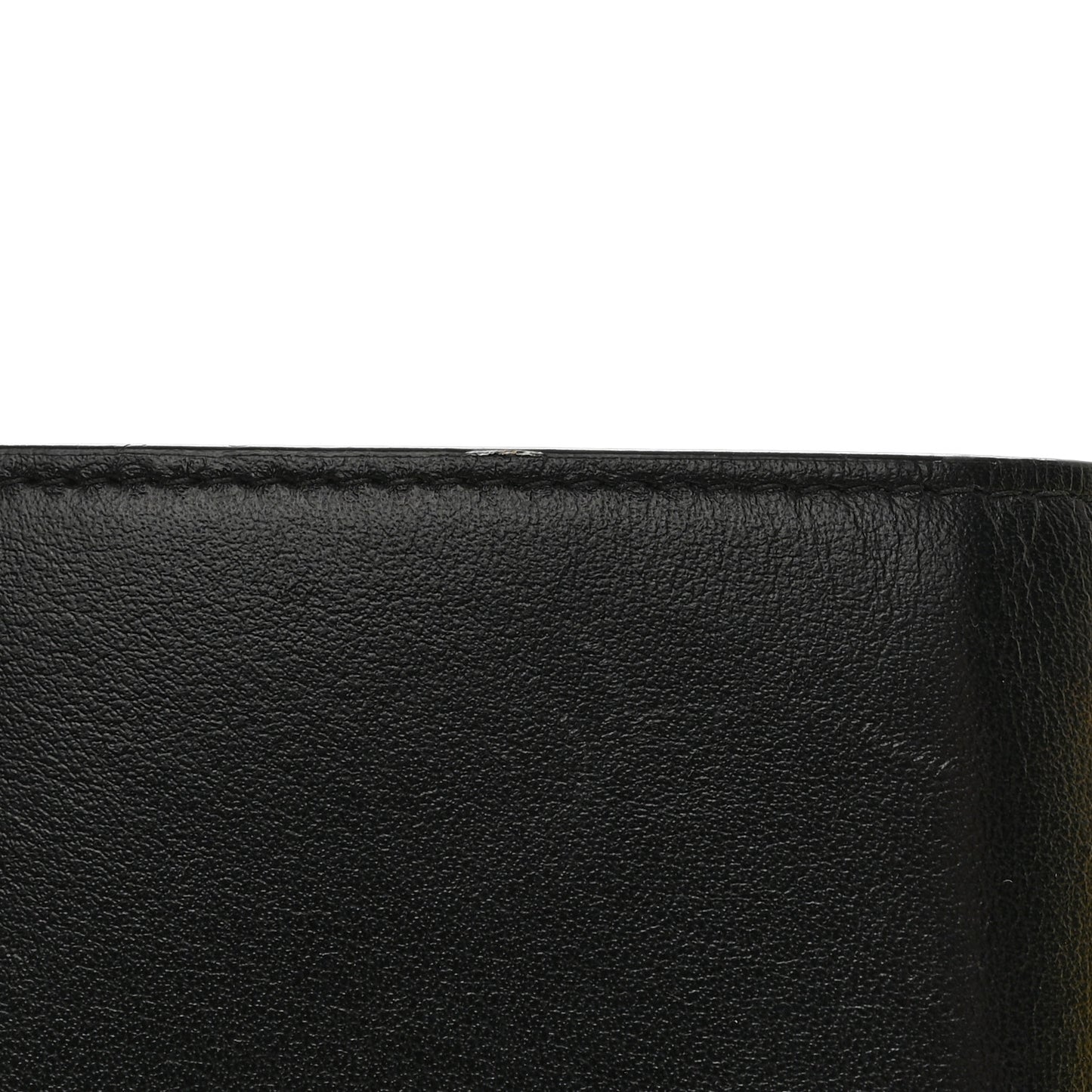 Soft Calfskin Bow Compact Wallet Black Pink