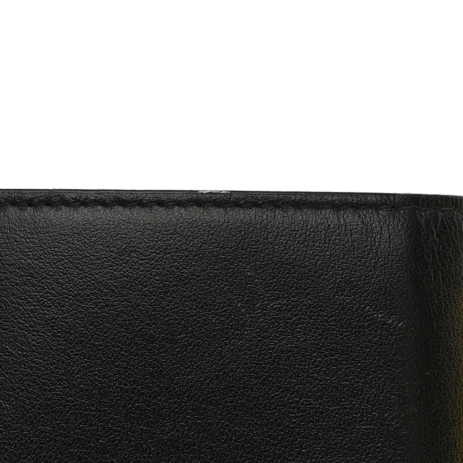 Miu Miu Soft Calfskin Bow Compact Wallet Black Pink 10 of 11