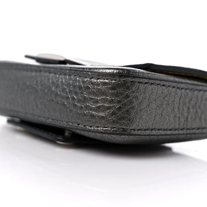 Fendi Cuoio Romano Lux Nano Baguette Charm Graphite 8 of 8