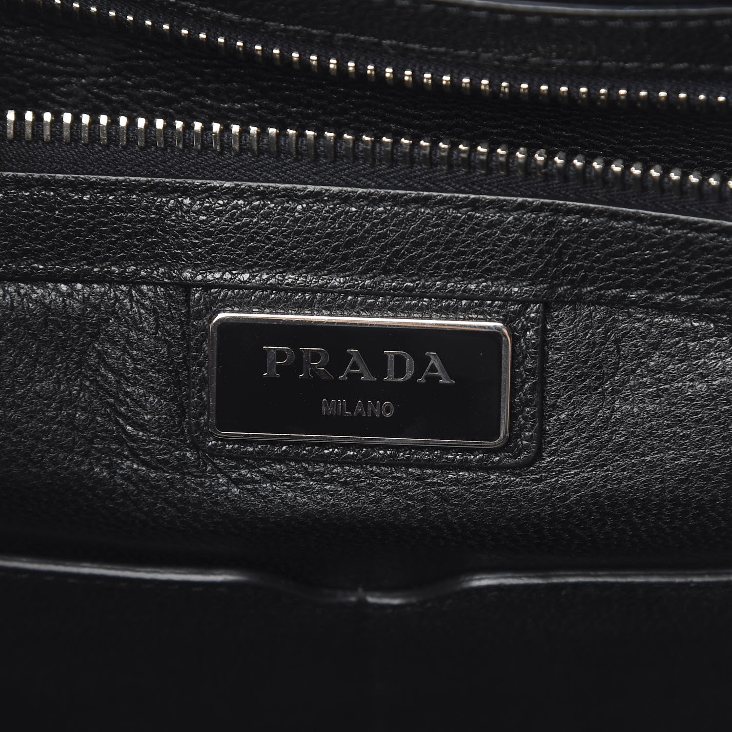 Prada Saffiano Cuir Briefcase Backpack Black 5 of 13