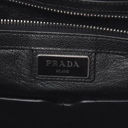 Prada Saffiano Cuir Briefcase Backpack Black 5 of 13