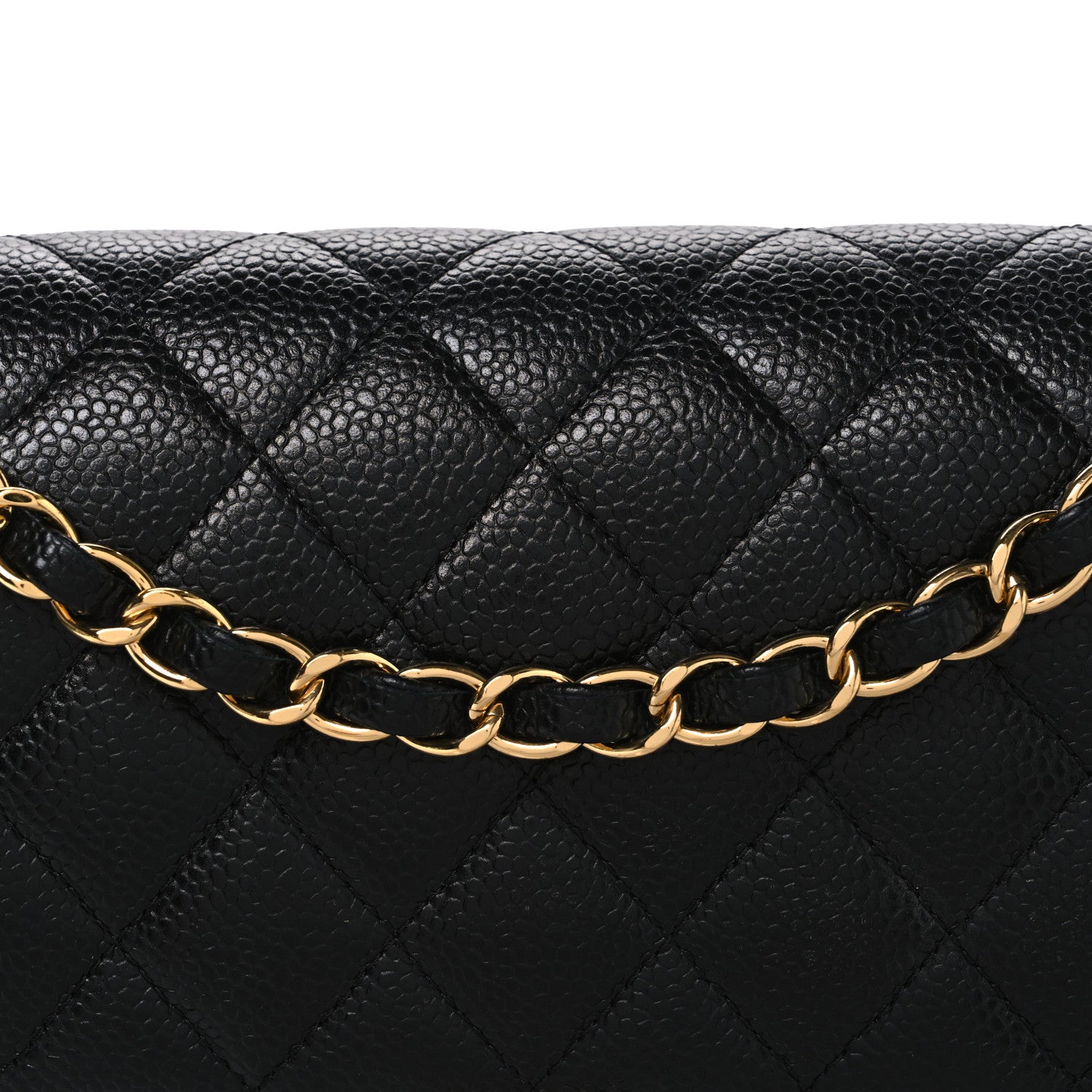 Chanel Caviar Quilted Medium Double Flap Black 8 of 10