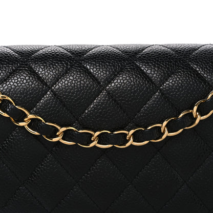Chanel Caviar Quilted Medium Double Flap Black 8 of 10