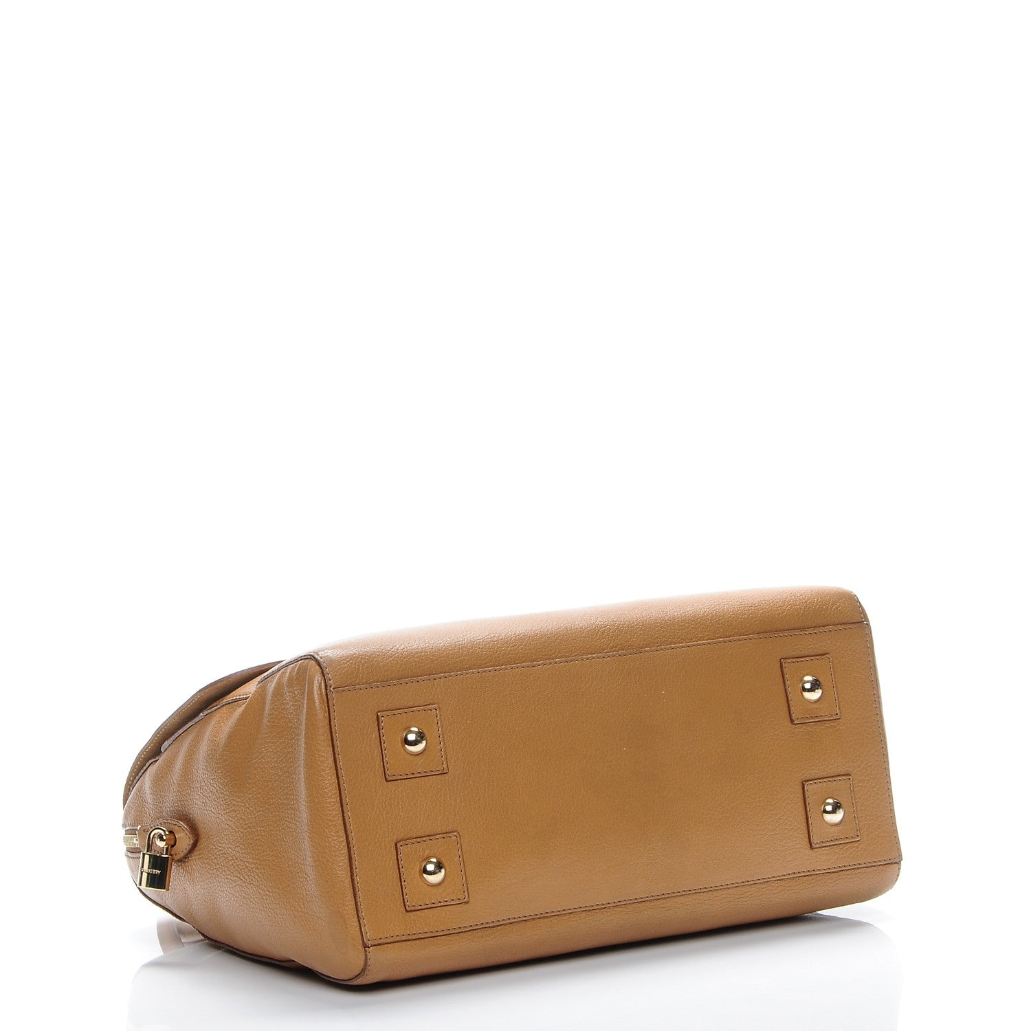 Mulberry Glossy Goatskin Medium Del Rey Satchel Deer Brown 4 of 11