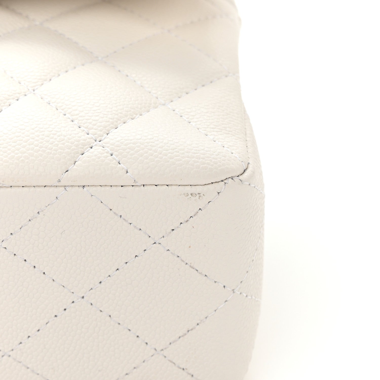 Chanel Caviar Quilted Small Double Flap White 11 of 13
