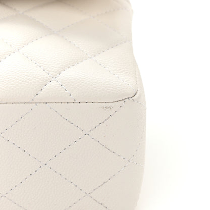 Chanel Caviar Quilted Small Double Flap White 11 of 13