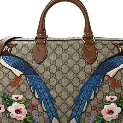 Gucci GG Supreme Monogram Garden Collection Medium Boston Beige Tuscany 9 of 12
