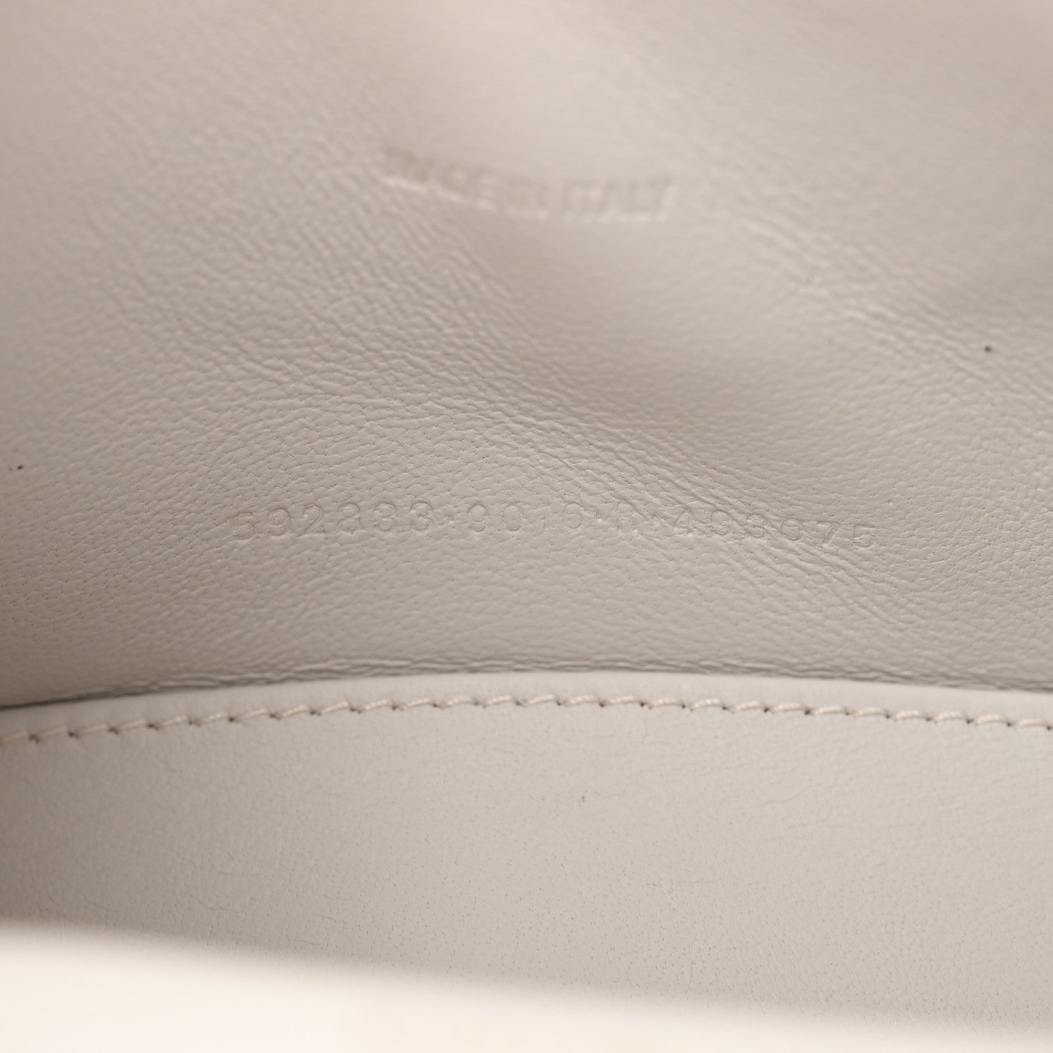 Balenciaga Shiny Calfskin Crocodile Embossed Hourglass Top Handle Bag XS White 8 of 12