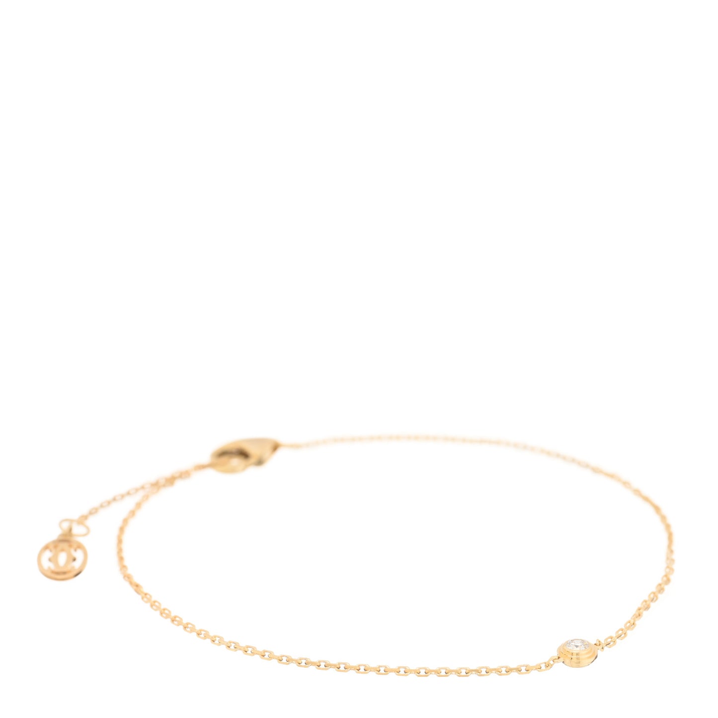 18K Yellow Gold Diamond XS D'Amour Bracelet