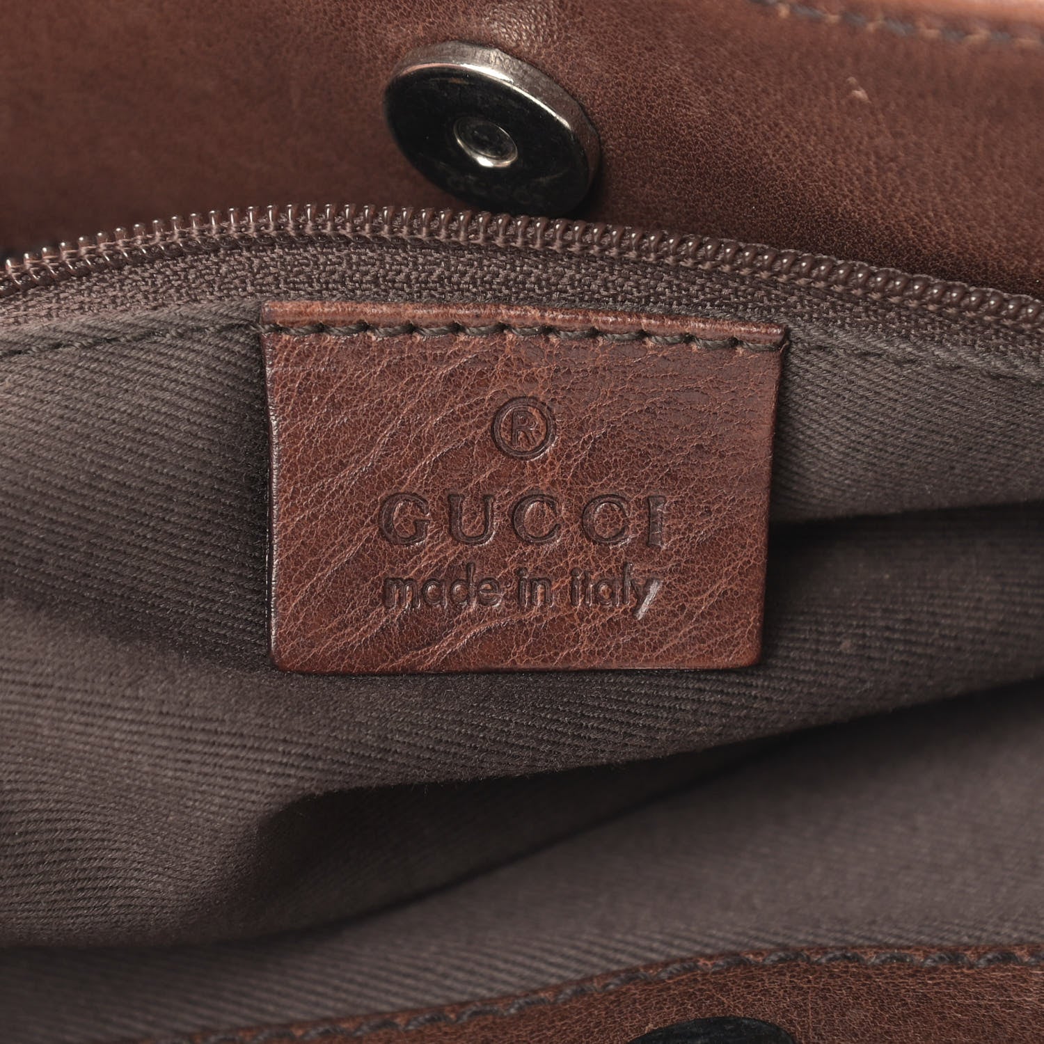 Gucci Monogram Shoulder Bag Brown 5 of 11