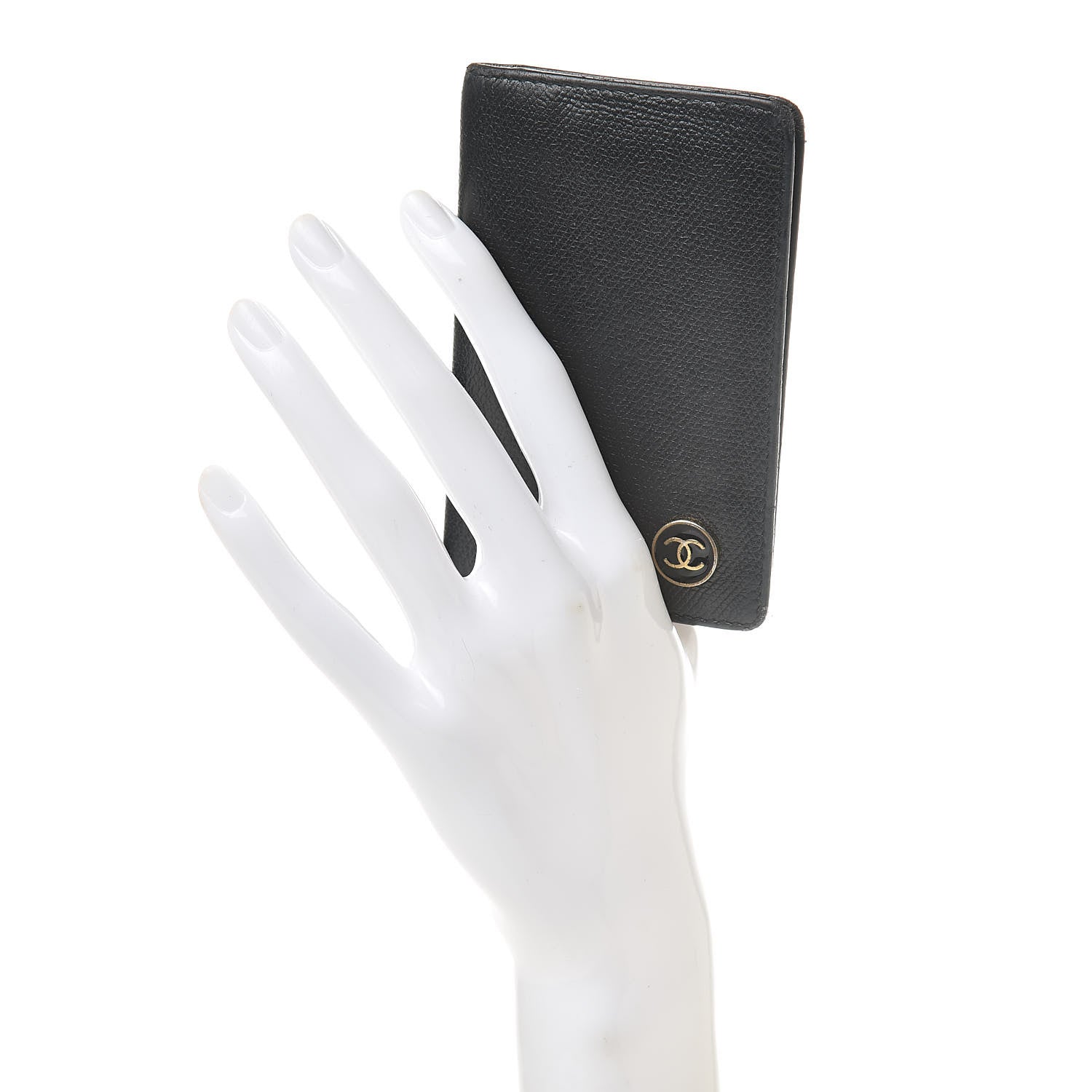 Chanel Calfskin Card Holder Wallet Black 2 of 13