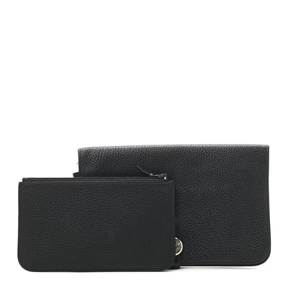 Hermes Togo Dogon Duo Wallet Black 1 of 7
