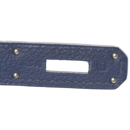 Hermes Togo Birkin 40 Bleu Thalassa 25 of 42