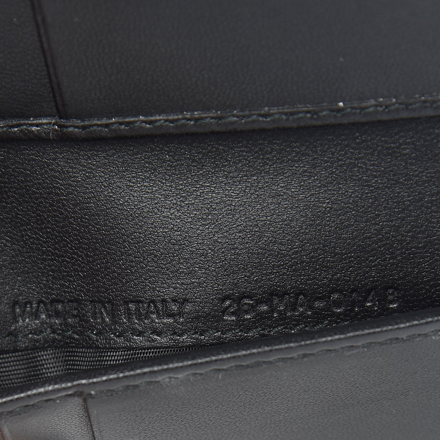 Christian Dior Grained Calfskin Cannage Diorama Wallet Black 7 of 8