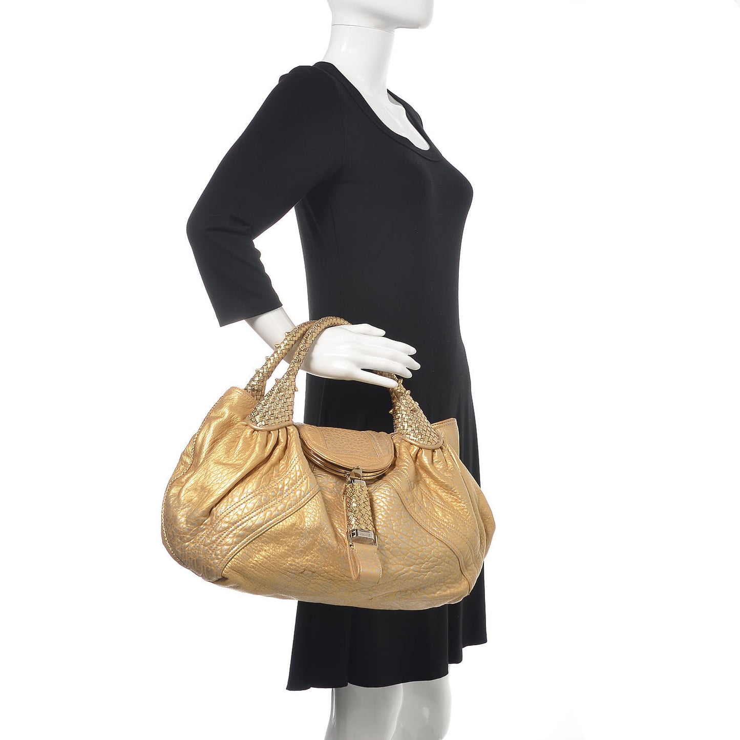 Nappa Nuvolata Bimetal Spy Oro Argento