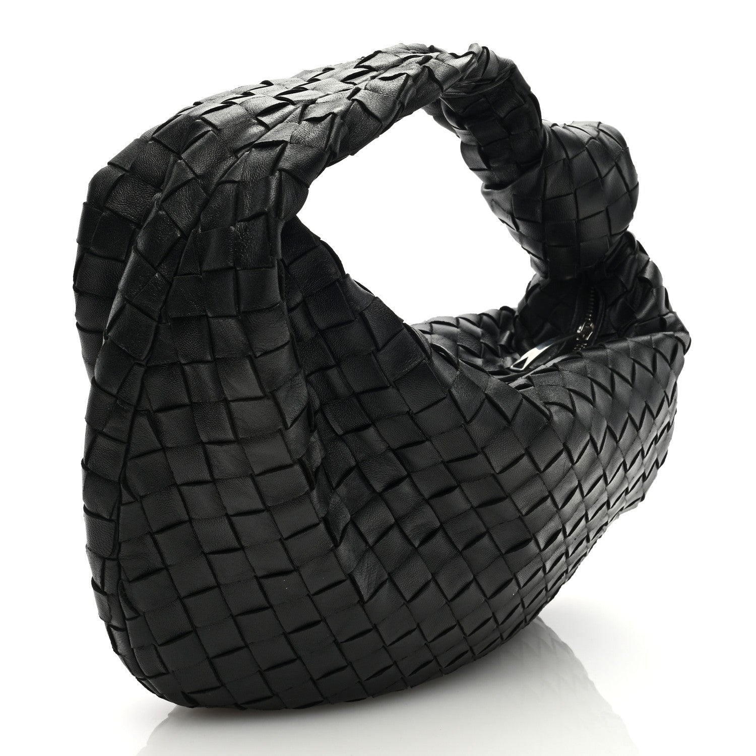 Bottega Veneta Nappa Intrecciato Teen Jodie Hobo Black 3 of 9