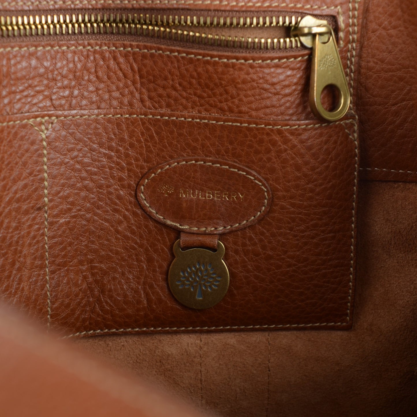 Natural Leather Bayswater Oak