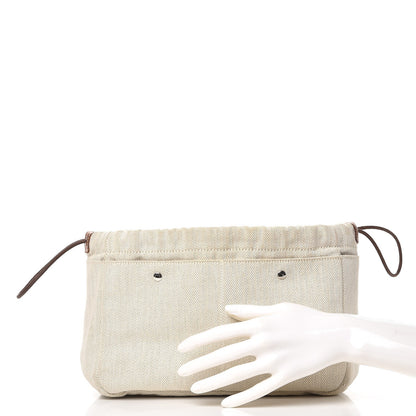 Hermes Canvas Barenia Fourbi 25 MM Pouch Naturel Fauve 2 of 9