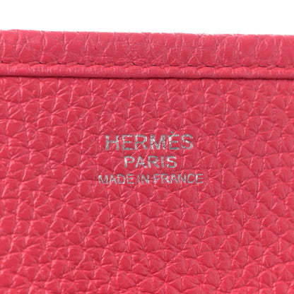 Hermes Taurillon Clemence EVELYNE III PM Rose Extreme 6 of 14