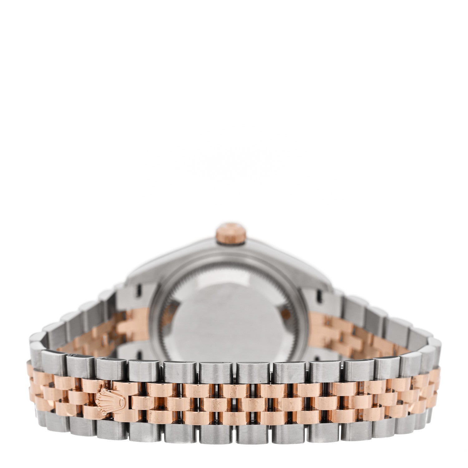 Rolex Stainless Steel 18K Everose Gold Diamond 28mm Oyster Perpetual Datejust Watch Chocolate 279171 3 of 5