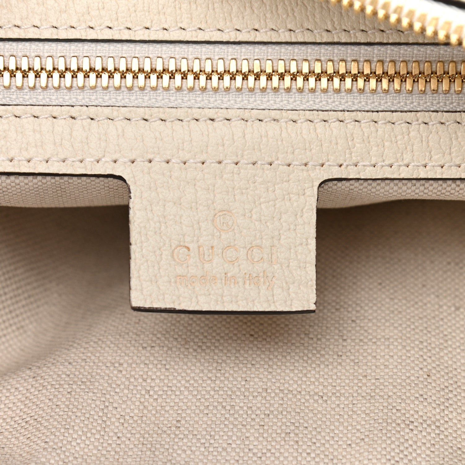 Gucci GG Supreme Monogram Flora Web Small Ophidia Half Moon Hobo White 6 of 11