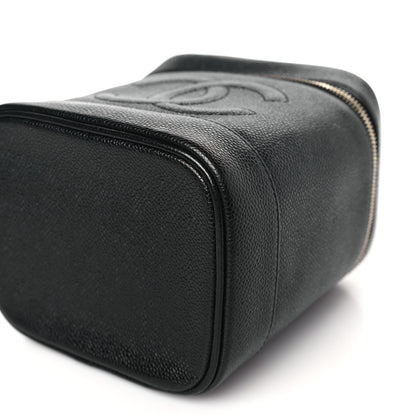 Chanel Caviar Vanity Cosmetic Case Black 9 of 9