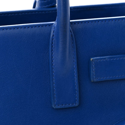 Saint Laurent Calfskin Nano Sac De Jour Royal Blue 13 of 15