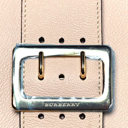 Burberry Soft Grain Calfskin Medium Buckle Tote Limestone 14 of 16