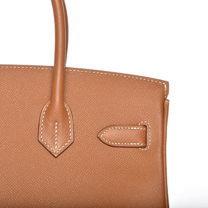 Hermes Epsom Birkin 30 Gold 27 of 34