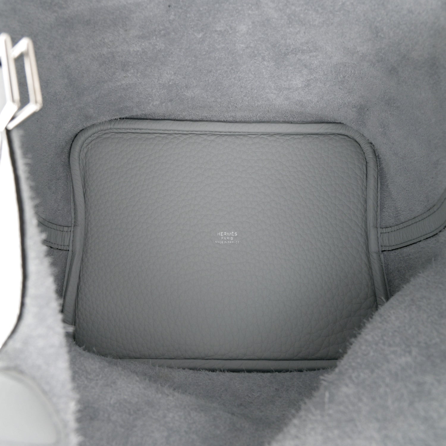 Hermes Taurillon Clemence Picotin Lock 22 MM Bleu Pale 5 of 11
