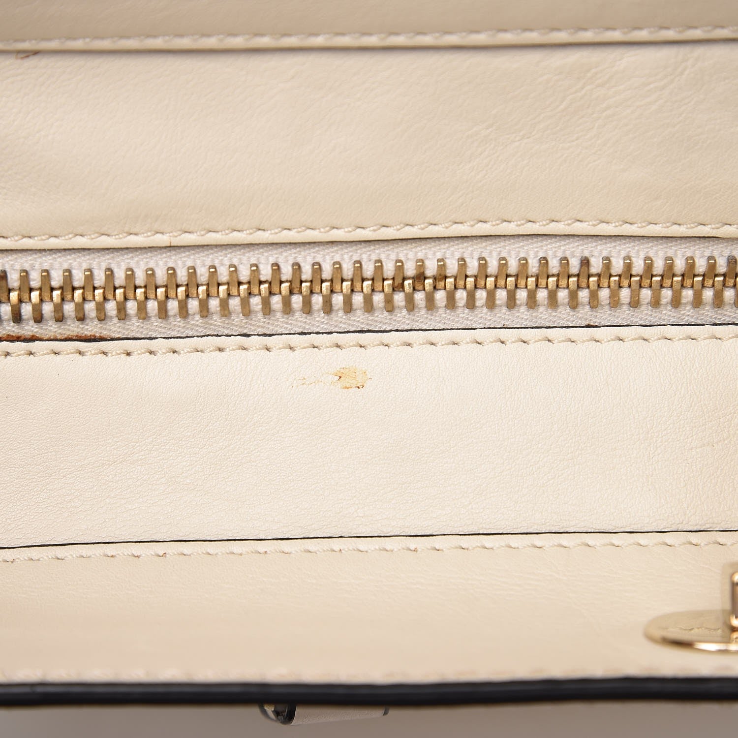 Valentino Garavani Vitello Rockstud Double Handle Tote Ivory 7 of 13