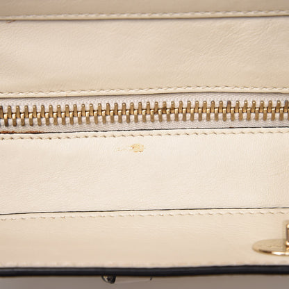 Valentino Garavani Vitello Rockstud Double Handle Tote Ivory 7 of 13