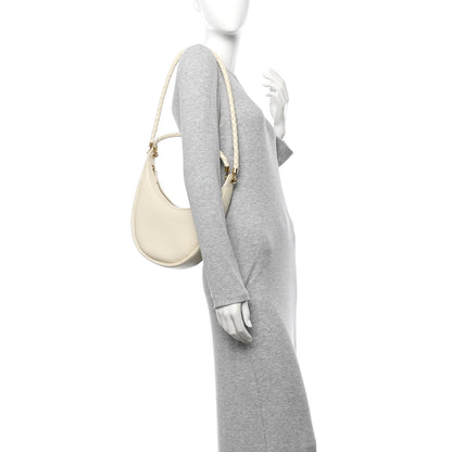 Bottega Veneta Smooth Calfskin Hula Hoop Shoulder Bag Sea Salt 2 of 10