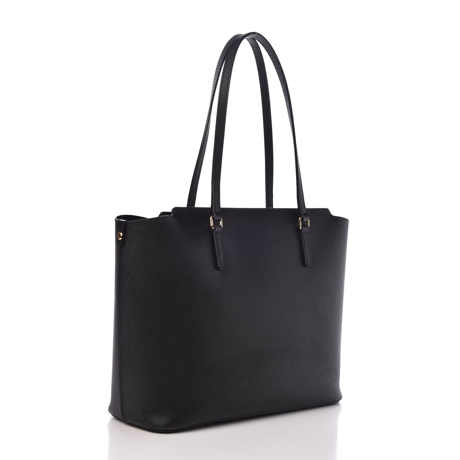MCM Saffiano Medium Project Tote Black 4 of 7
