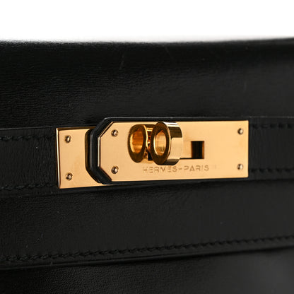 Hermes Box Kelly Retourne 28 Black 18 of 18