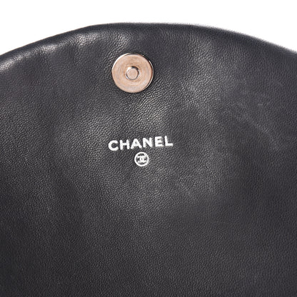 Chanel Lambskin Half Moon Wallet On Chain WOC Black 8 of 11