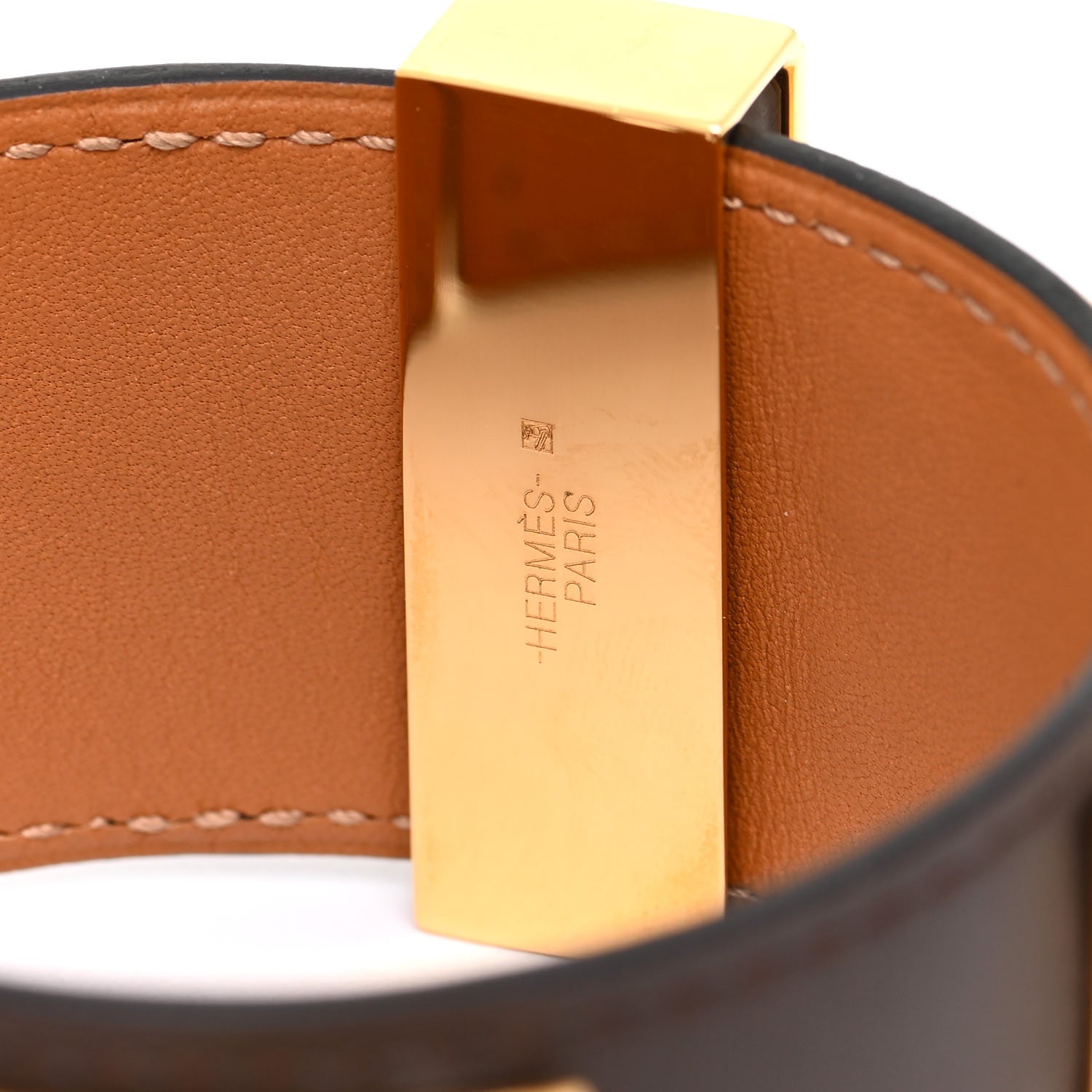 Hermes Box Collier de Chien CDC Bracelet S Chocolate 7 of 8