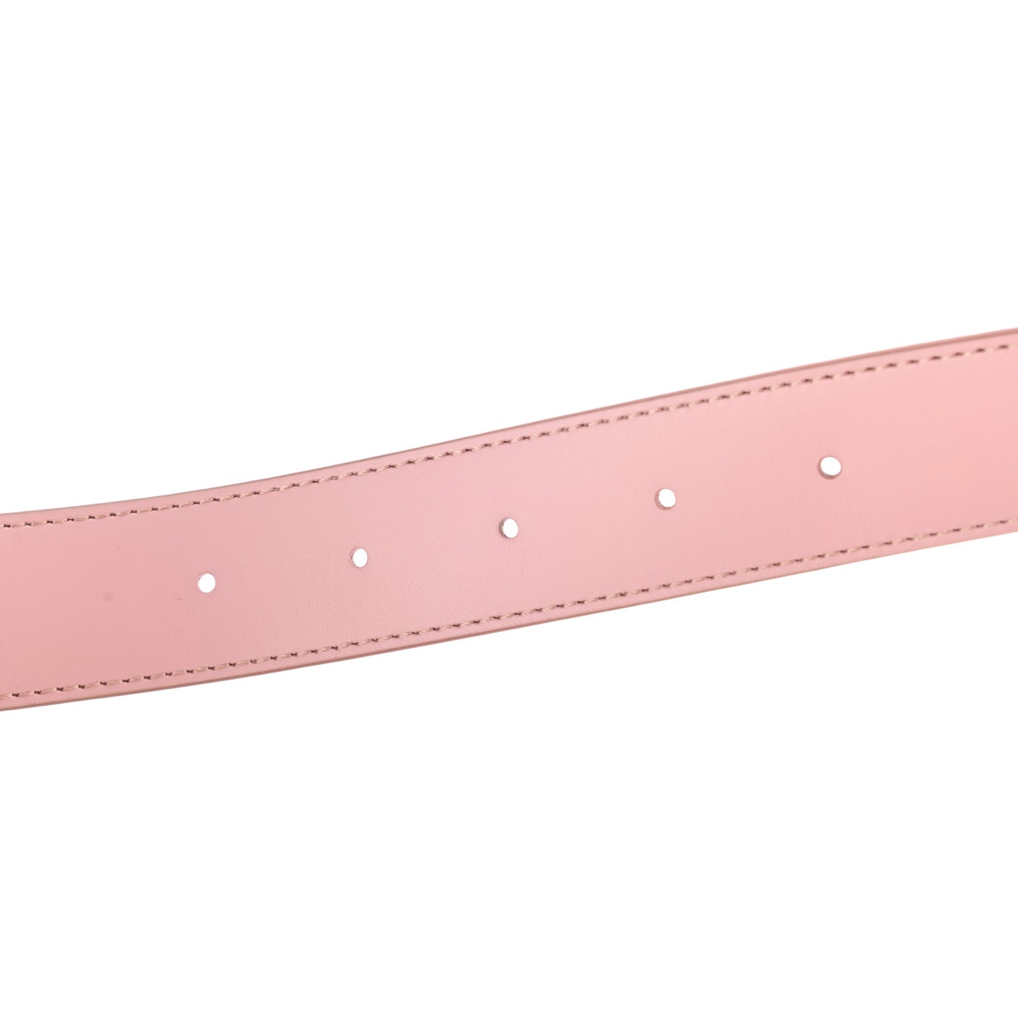 Damier Azur LV Initiales 32mm Belt 85 34 Rose Ballerine
