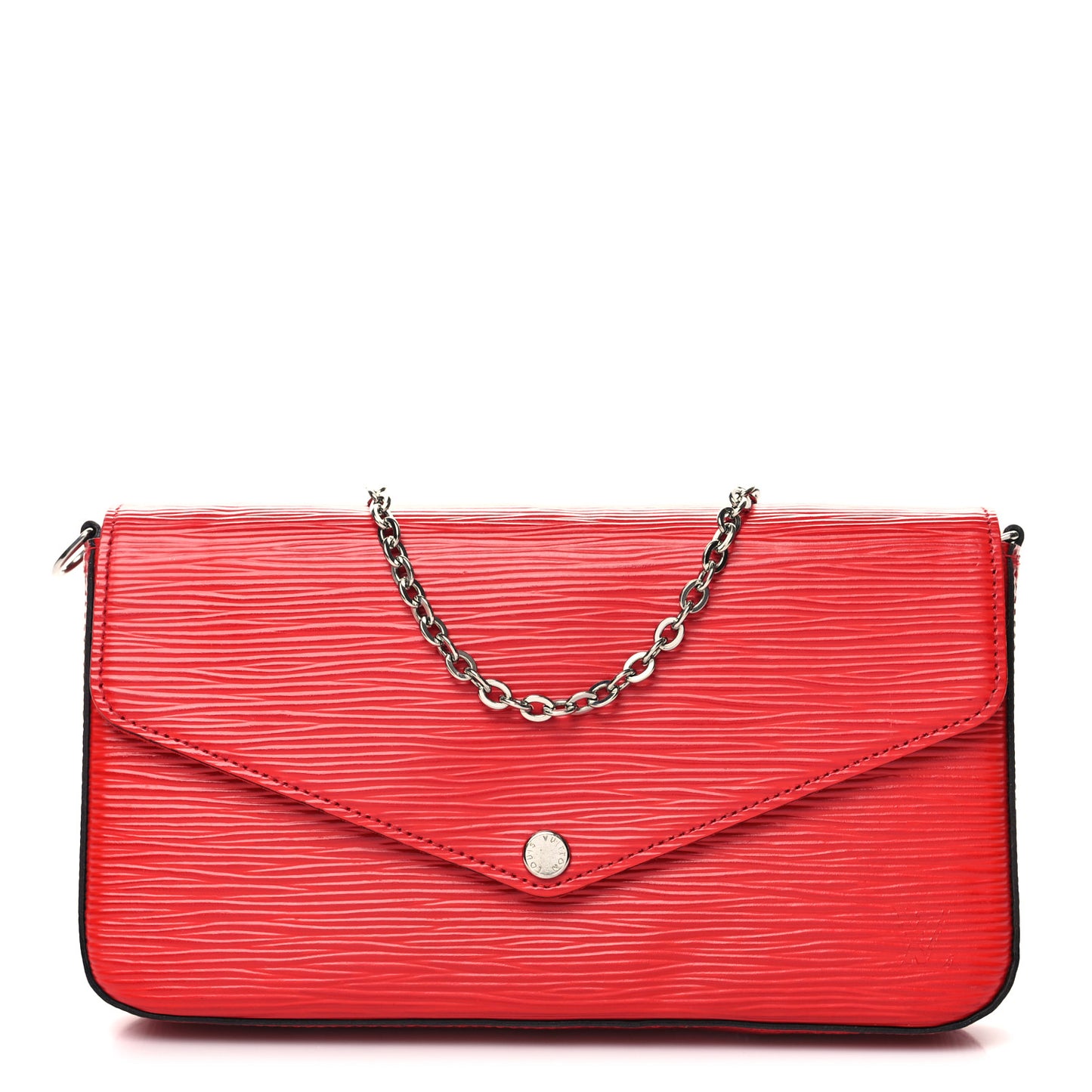 Epi Pochette Felicie Coquelicot