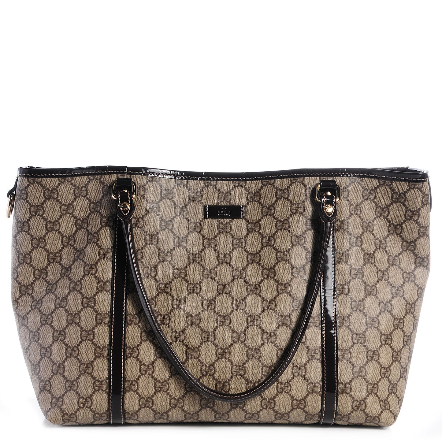 GG Plus Monogram Medium Joy Tote Brown