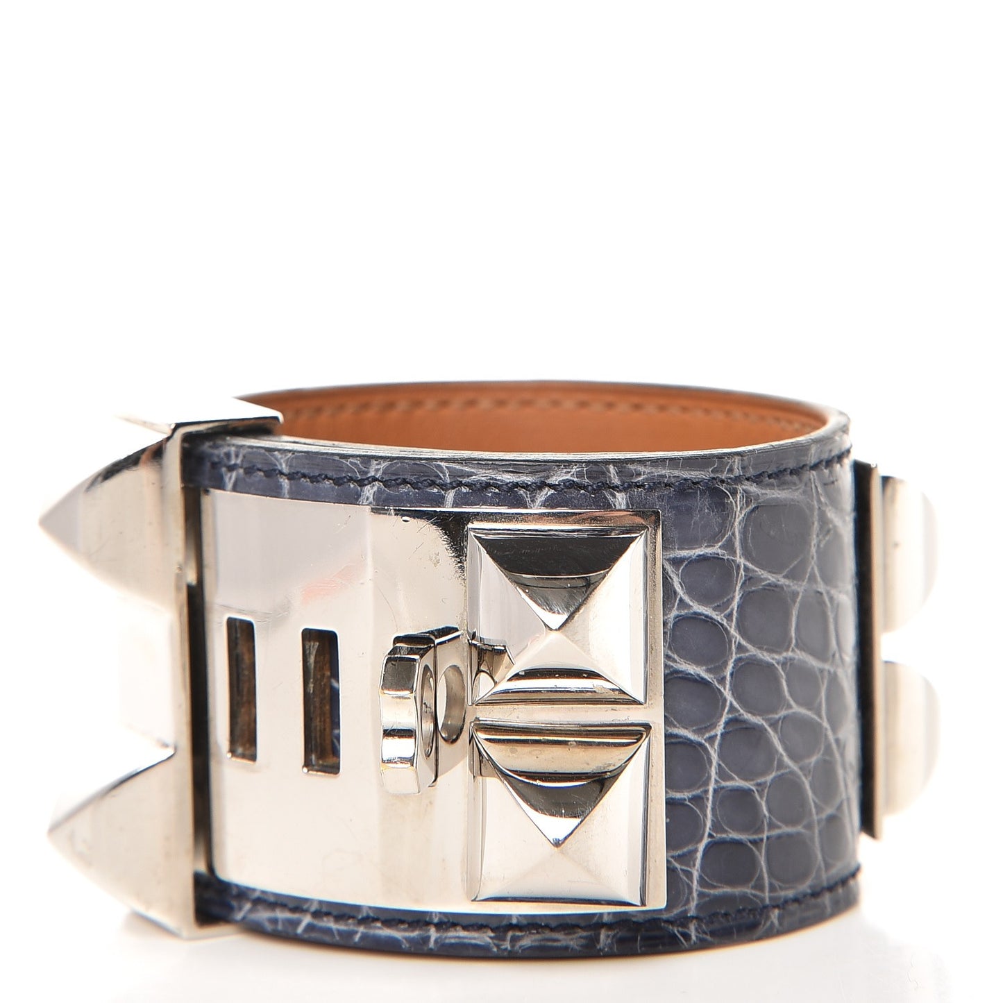 Shiny Alligator Collier De Chien CDC Bracelet S Bleu Brighton