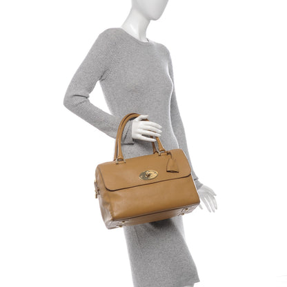 Mulberry Glossy Goatskin Medium Del Rey Satchel Deer Brown 2 of 11