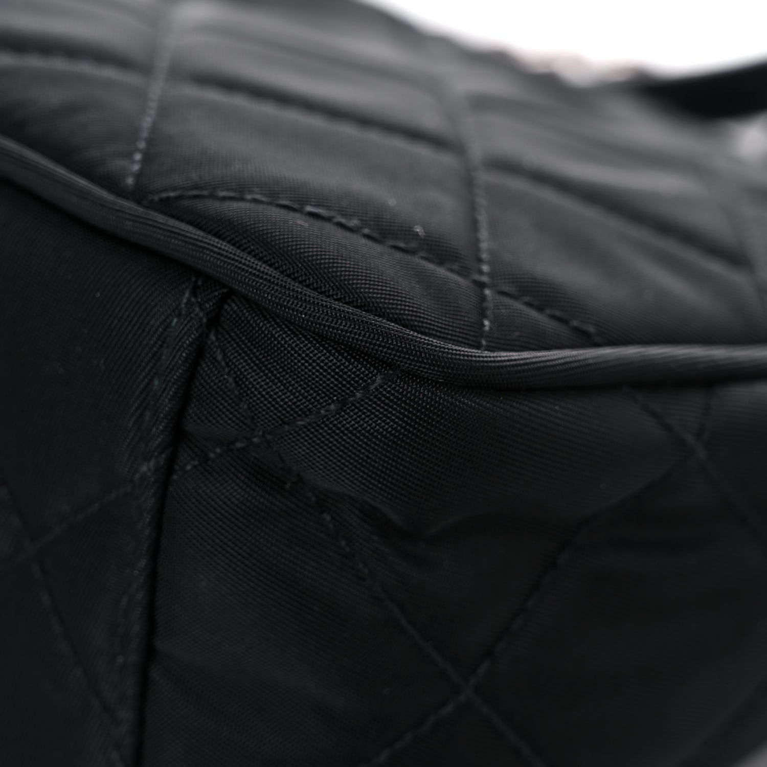 Prada Nylon Tessuto Impuntu Quilted Crossbody Bag Black 9 of 11