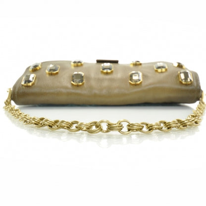 Prada Cervo Pietre Jeweled Shoulder Bag Cammello Sfumato 5 of 9